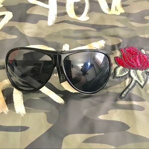 [New] Black Aviator Fashion Trendy Sunglasses